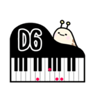 なめくじのピアノコード表〜CとD（個別スタンプ：22）