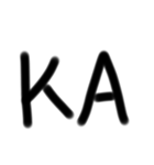 平仮名カタカナローマ字①（個別スタンプ：23）