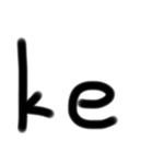 平仮名カタカナローマ字①（個別スタンプ：36）