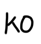 平仮名カタカナローマ字①（個別スタンプ：39）
