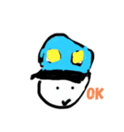 スマホで描く謎のキャラクター（個別スタンプ：5）