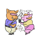 ぶた野球（個別スタンプ：5）