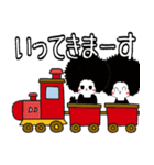 アフロがいこつくん♡日常使い・基本（個別スタンプ：5）