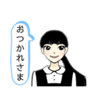 The  女子（個別スタンプ：4）