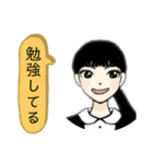 The  女子（個別スタンプ：11）