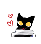 インクねこ(Love)（個別スタンプ：16）