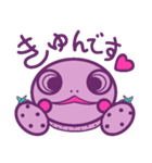 おしゃれなリクガメ、ぼたんさんの日常（個別スタンプ：7）