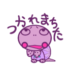 おしゃれなリクガメ、ぼたんさんの日常（個別スタンプ：21）