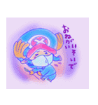 ONE PIECE ✖️闘病中のさきちゃんstamp（個別スタンプ：4）