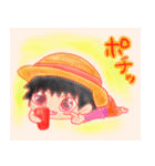 ONE PIECE ✖️闘病中のさきちゃんstamp（個別スタンプ：11）