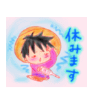 ONE PIECE ✖️闘病中のさきちゃんstamp（個別スタンプ：13）