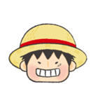 ONE PIECE 三兄弟の表情スタンプ（個別スタンプ：2）