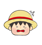 ONE PIECE 三兄弟の表情スタンプ（個別スタンプ：16）