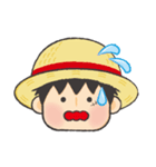 ONE PIECE 三兄弟の表情スタンプ（個別スタンプ：25）