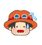 ONE PIECE 三兄弟の表情スタンプ（個別スタンプ：29）