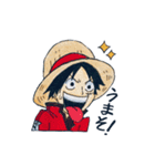 ONE PIECE ルフィ＆ゾロ＆サンジのスタンプ（個別スタンプ：25）