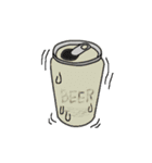 ビール缶さん（個別スタンプ：1）