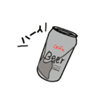ビール缶さん（個別スタンプ：6）