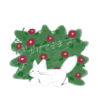 もこもこ白いねこ（個別スタンプ：3）