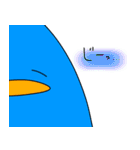 てがきのペンギン～4～（個別スタンプ：10）