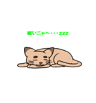 たくあん眉毛ネコ（個別スタンプ：4）