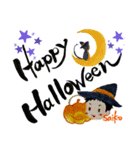 Happy  Halloween  アート書  -彩篁-（個別スタンプ：5）