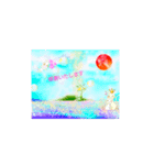 輝光華のアート（個別スタンプ：2）