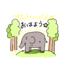 家族の可愛いあいさつ（個別スタンプ：2）