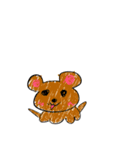 5歳の絵(動物)（個別スタンプ：3）