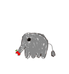 5歳の絵(動物)（個別スタンプ：6）