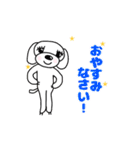 【動く】lovely★dog sticker（個別スタンプ：10）