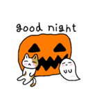 オバケとネコキチのハロウィンスタンプ（個別スタンプ：15）