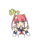 流行語を巧みに使う女子（個別スタンプ：1）