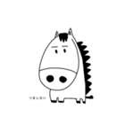 馬の主食は干し草です（個別スタンプ：24）