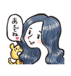 乙女とくまたん（個別スタンプ：3）