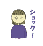 ボブヘアの働くお姉さん（個別スタンプ：22）