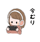 ゆる～い女の子すたんぷ（個別スタンプ：4）