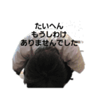 ケモ山第2弾実写付き（個別スタンプ：12）