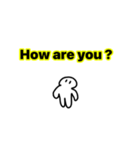 へんなのが英語しゃべる（個別スタンプ：2）