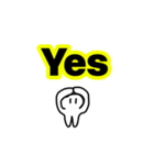 へんなのが英語しゃべる（個別スタンプ：8）