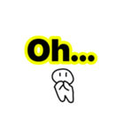 へんなのが英語しゃべる（個別スタンプ：11）