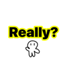 へんなのが英語しゃべる（個別スタンプ：12）