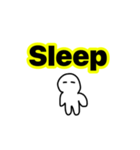 へんなのが英語しゃべる（個別スタンプ：14）