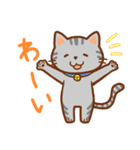 しろねこのミミと時々ソラ（個別スタンプ：9）