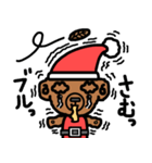 クマサンタのクリスマス用スタンプ（個別スタンプ：23）