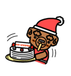 クマサンタのクリスマス用スタンプ（個別スタンプ：33）