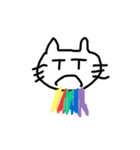 猫です。にゃーにゃー（個別スタンプ：7）