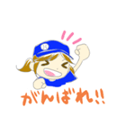 チームカラー青（個別スタンプ：5）
