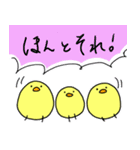 ひよこの1日〜いろいろ使える編〜（個別スタンプ：24）