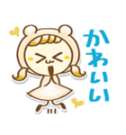 日常♡ゆるクマみみ girl（個別スタンプ：13）